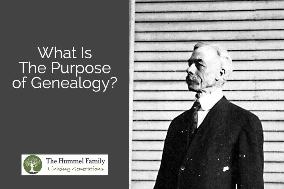 What is the Purpose of Genealogy?