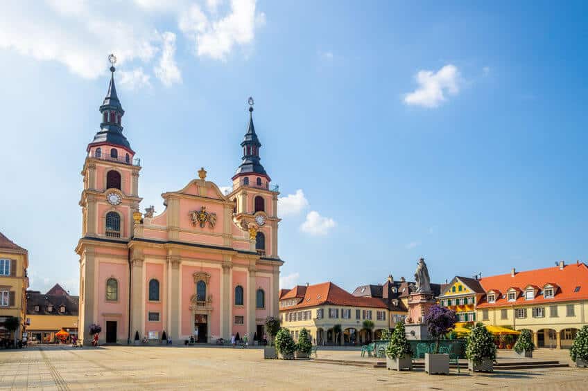 Church in Ludwigsburg, .Germany